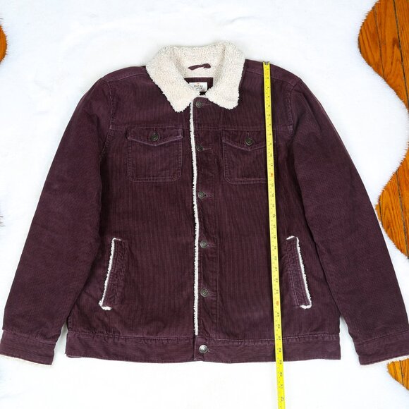 MARINE LAYER Boise Corduroy Sherpa Trucker Jacket - Picture 11 of 16